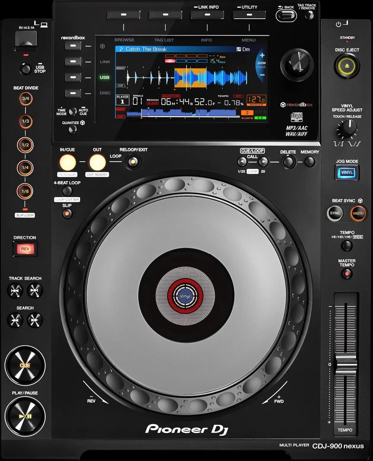 Pioneer DJ CDJ-900NXS from above