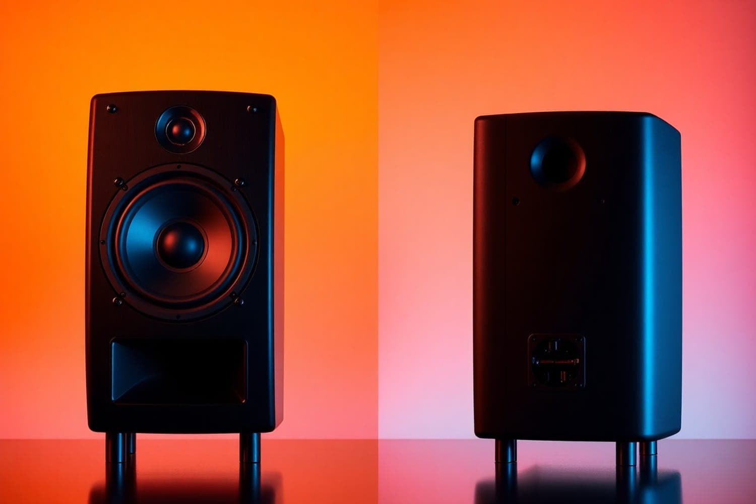 Parlantes con Puerto Frontal vs Trasero