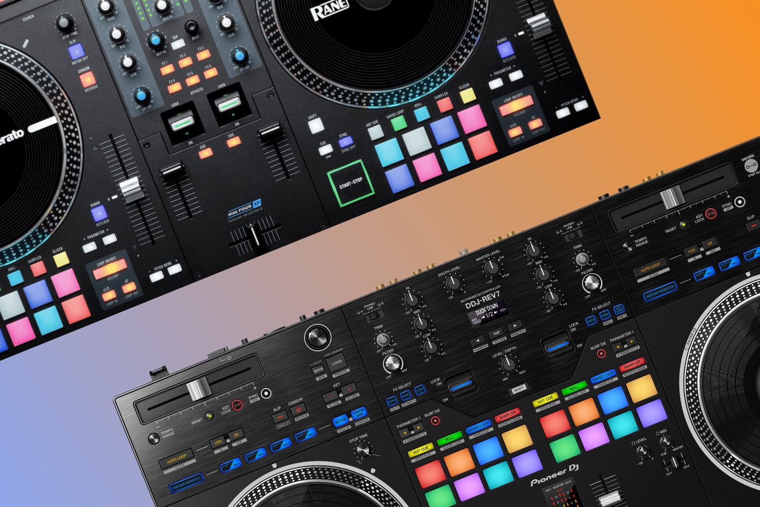 DDJ-REV7 vs Rane One: The Ultimate Scratch Controller Face-Off