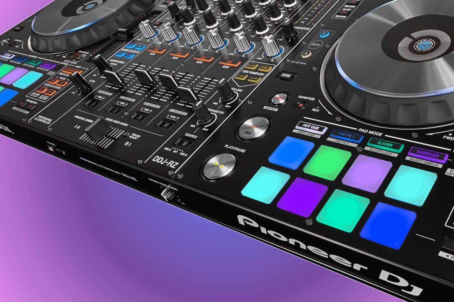 The DDJ-RZ Put CDJ-Sized Jog Wheels in a Controller