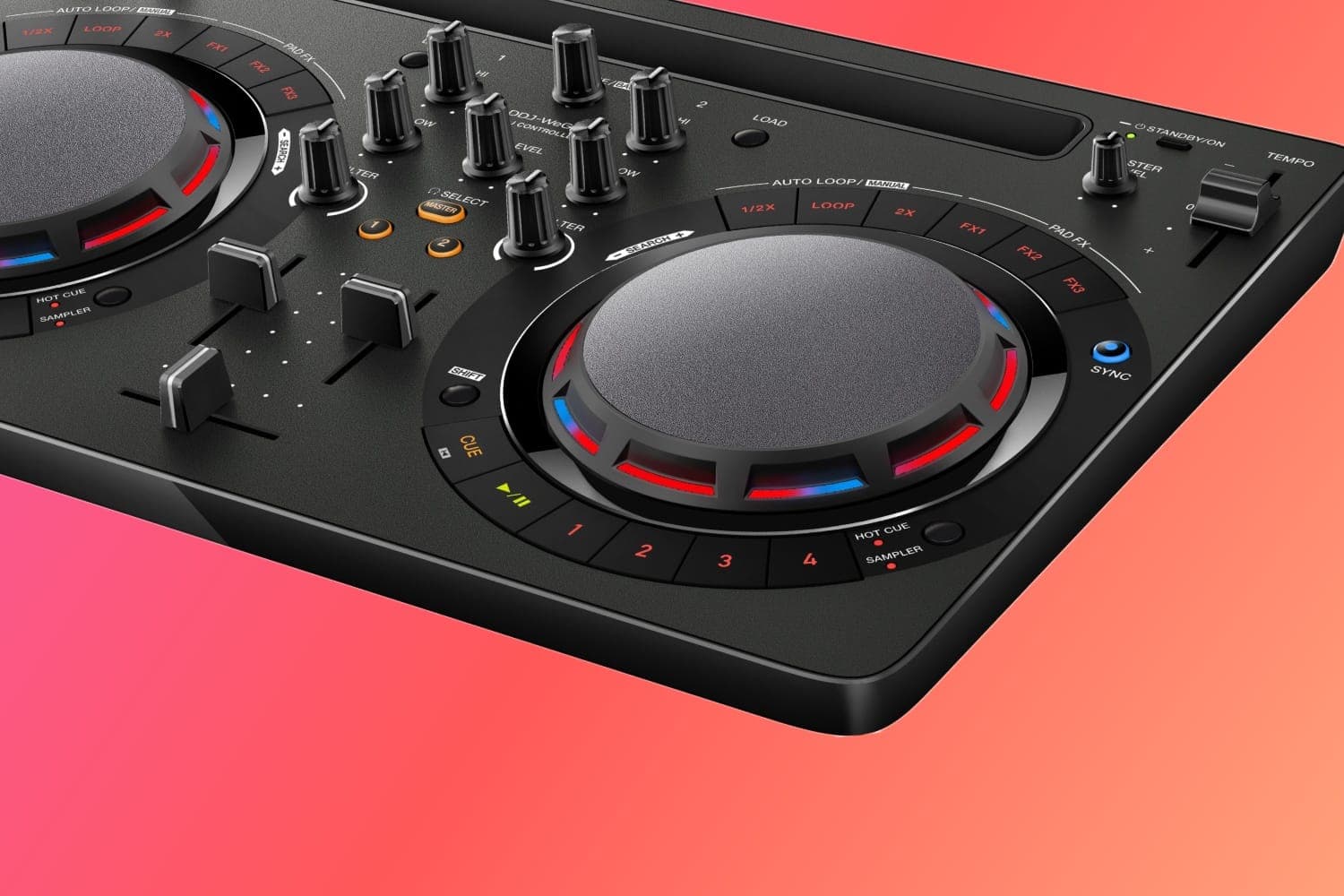 El DDJ-WeGO4 se ve como un juguete. No toca como uno.