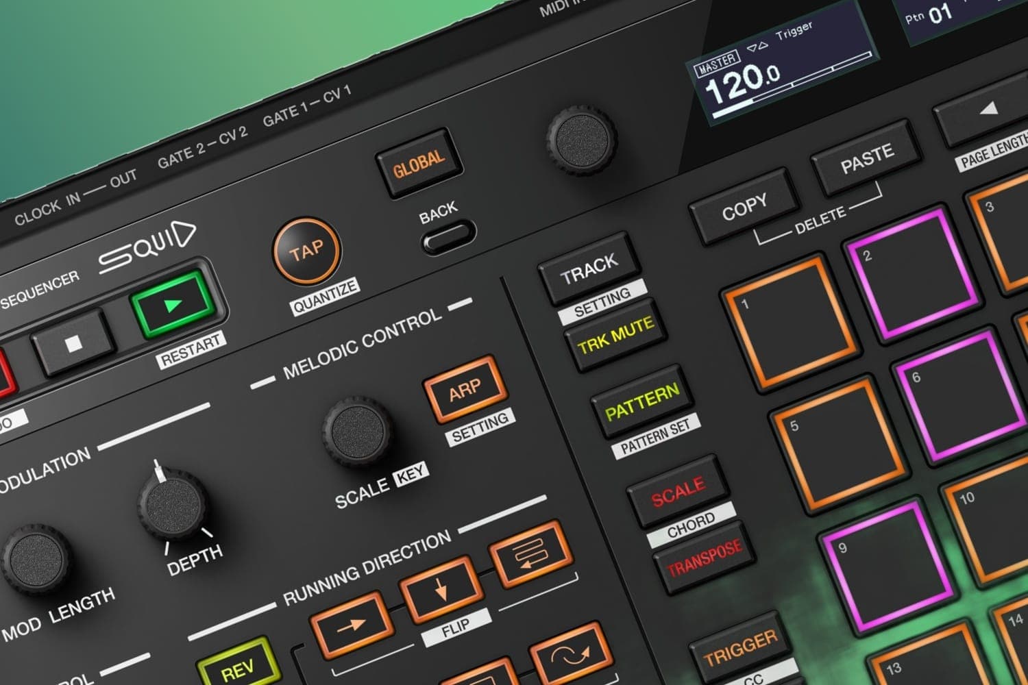 El TORAIZ SQUID es una máquina de grooves, no un centro de estudio