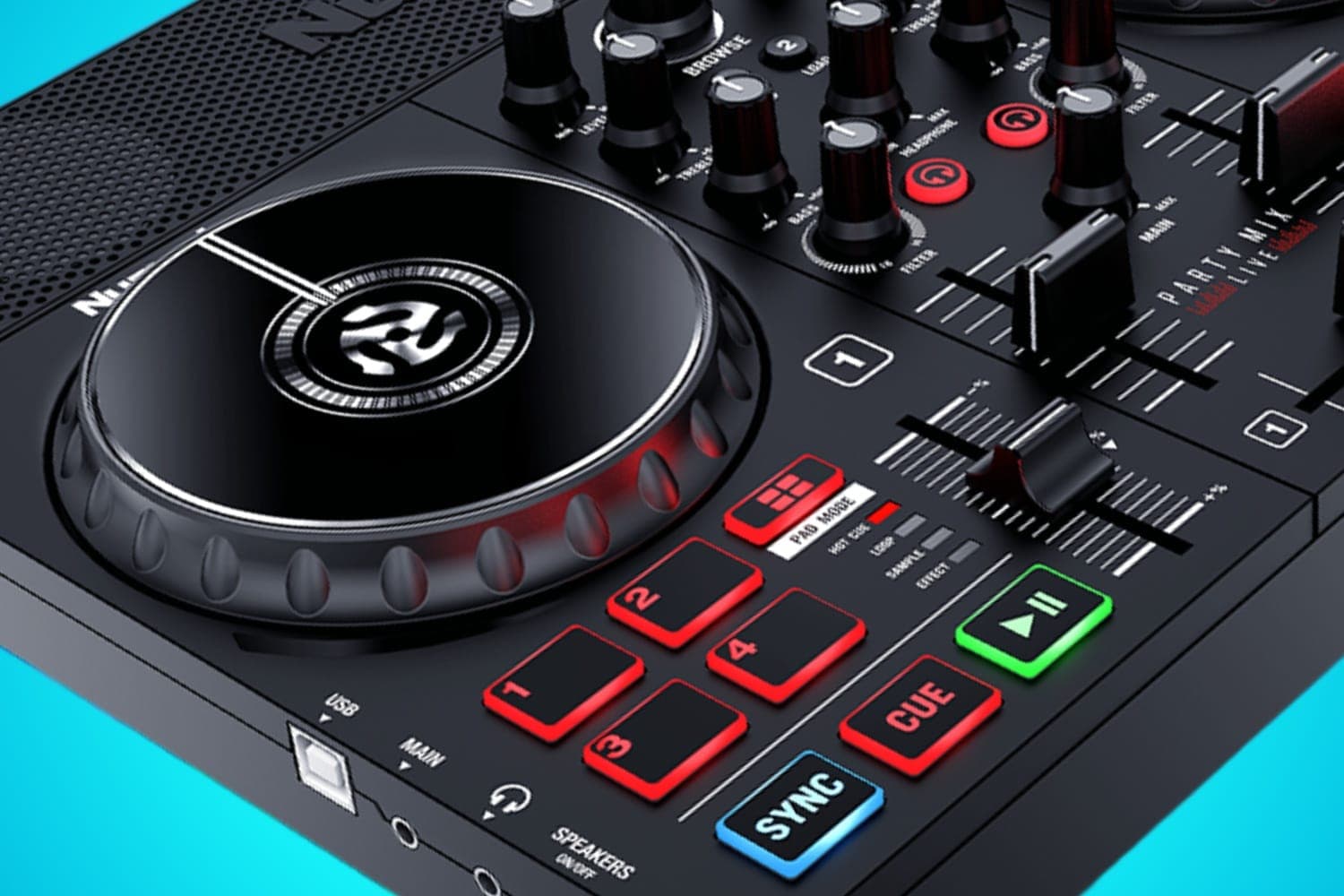 El Party Mix Live es un Controlador que Organiza su Propia Fiesta