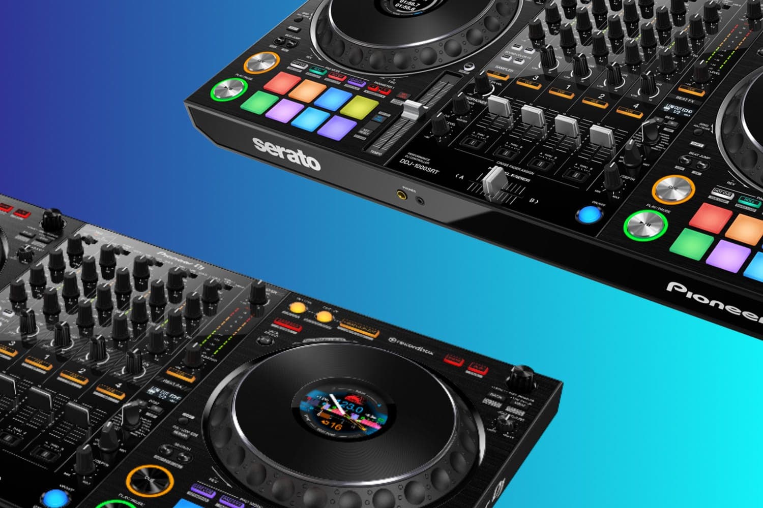 DDJ-1000 vs DDJ-1000SRT