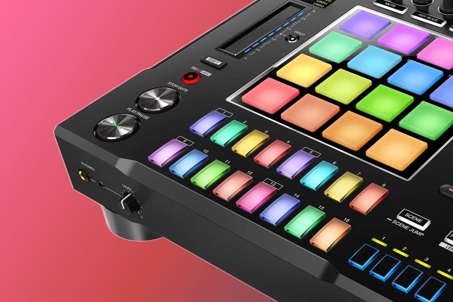 El DJS-1000 es un sampler construido para la cabina