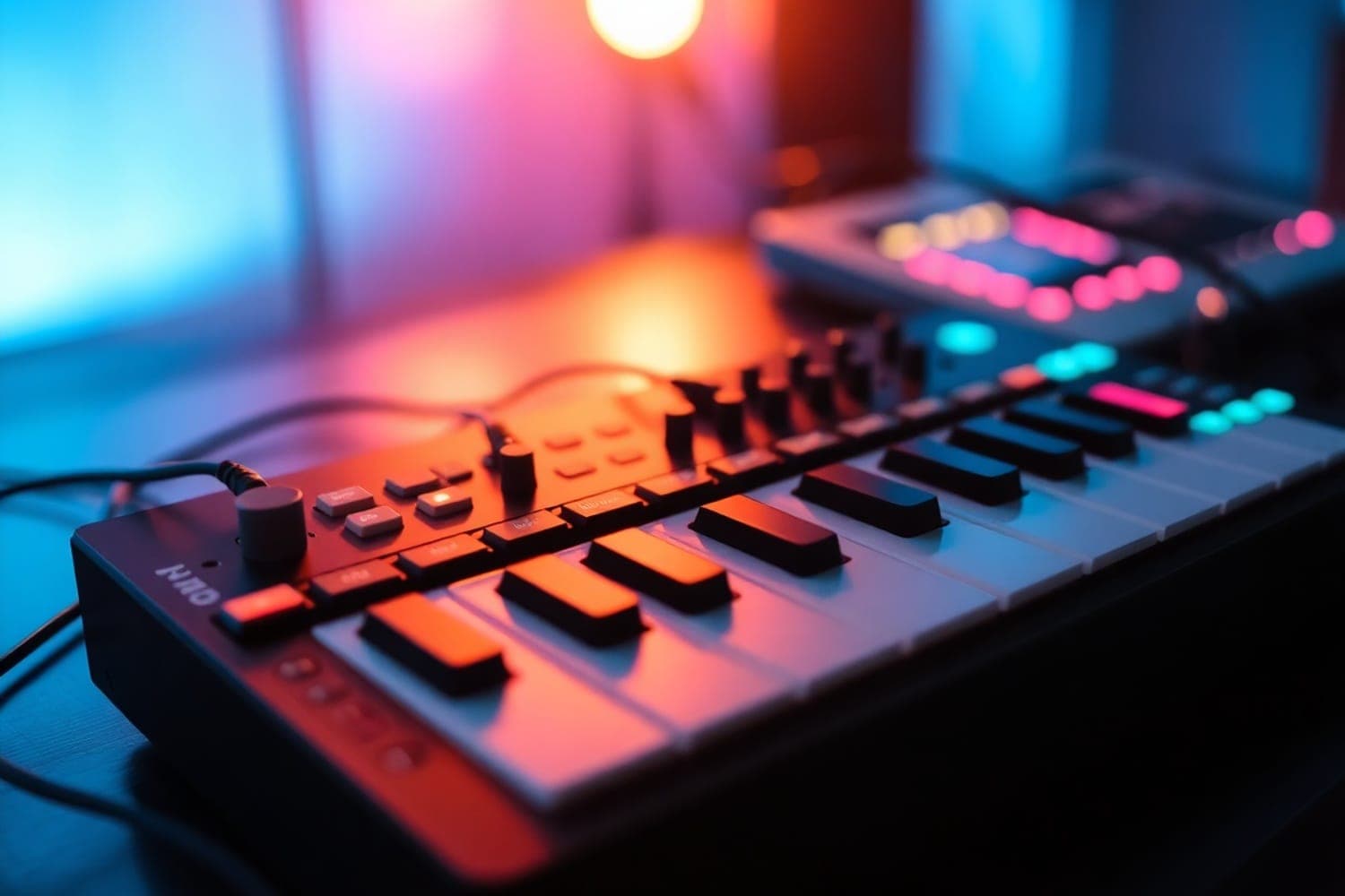 Qué es un controlador de teclado MIDI