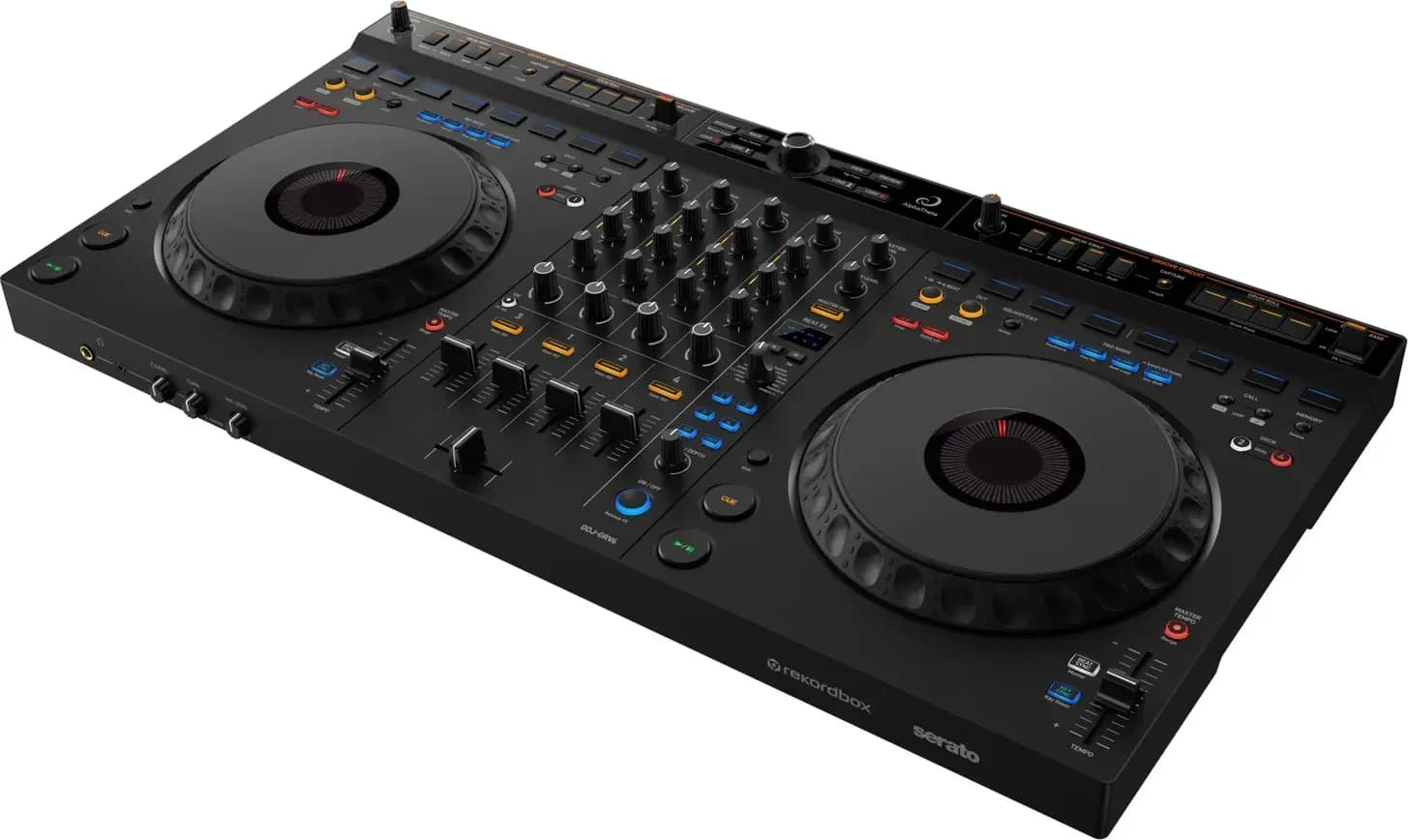 AlphaTheta DDJ-GRV6 at an angle