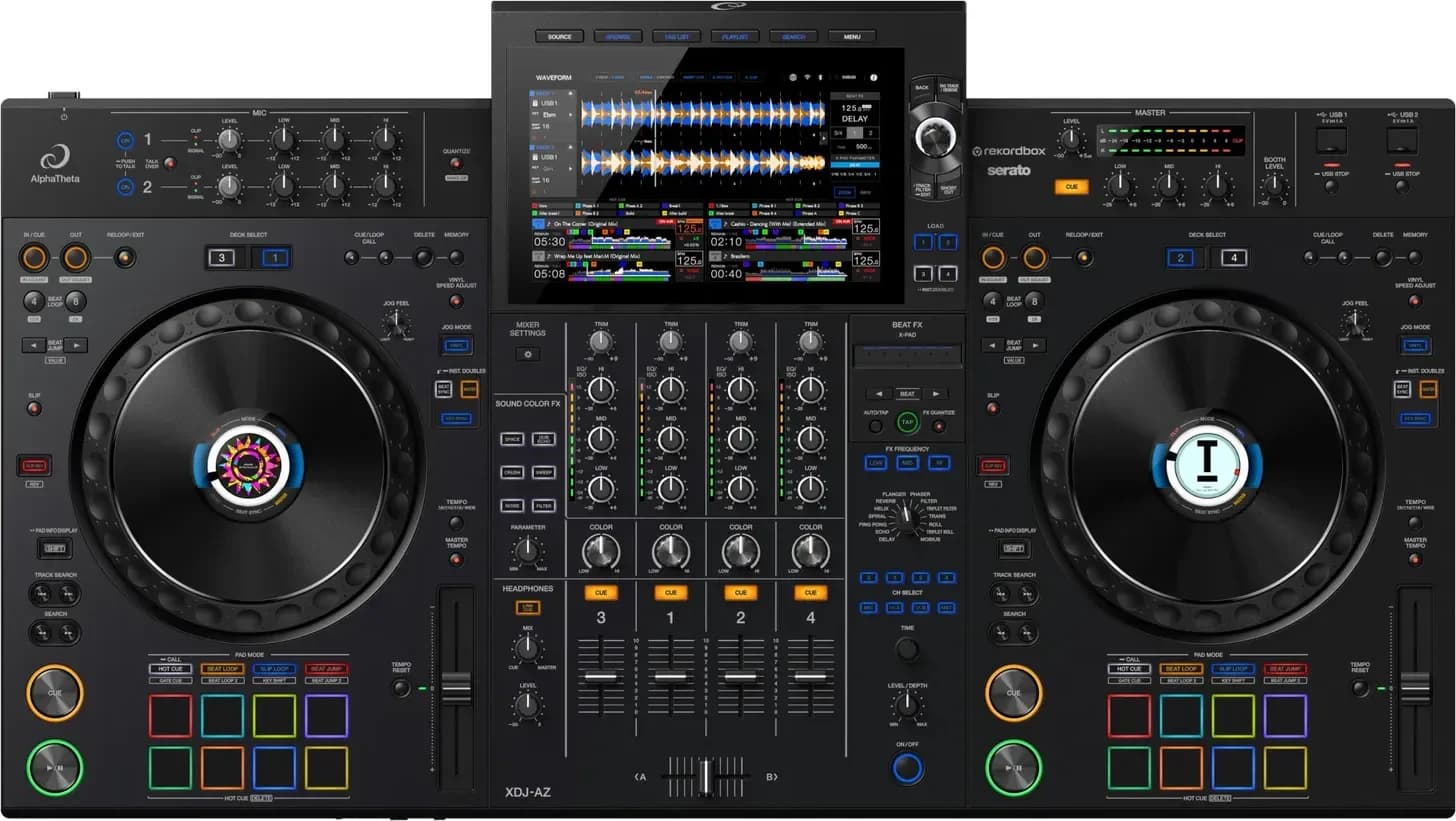 AlphaTheta XDJ-AZ from above