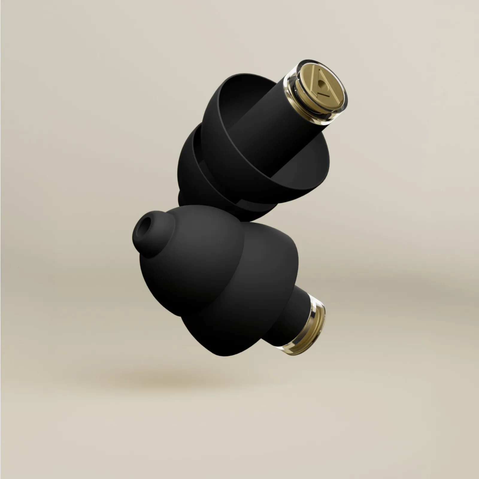 Alpine MusicSafe Pro earplugs in black with gold filters