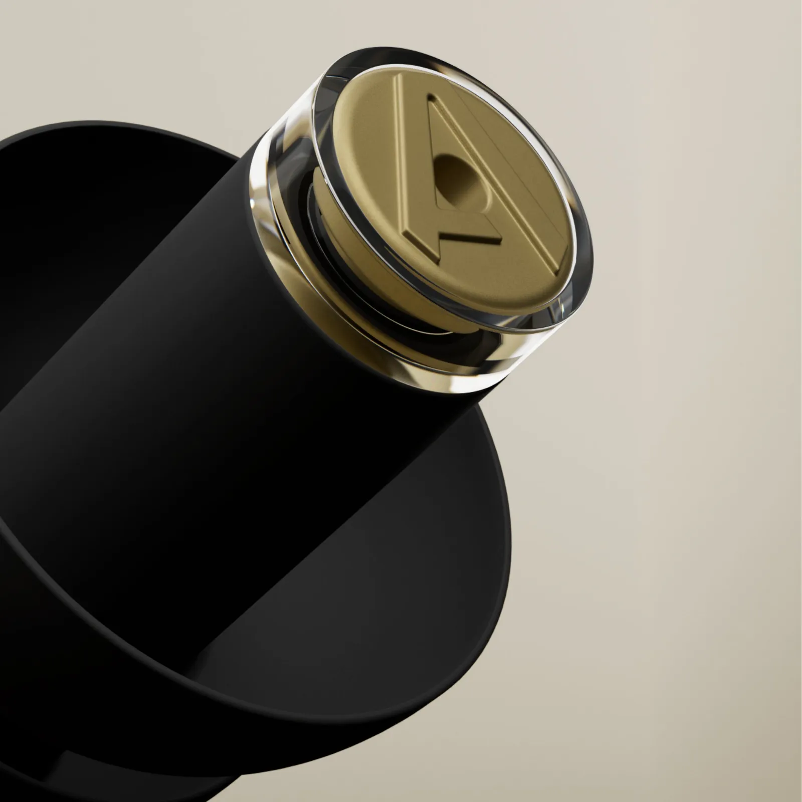 Close-up of a gold filter in an Alpine MusicSafe Pro earplug