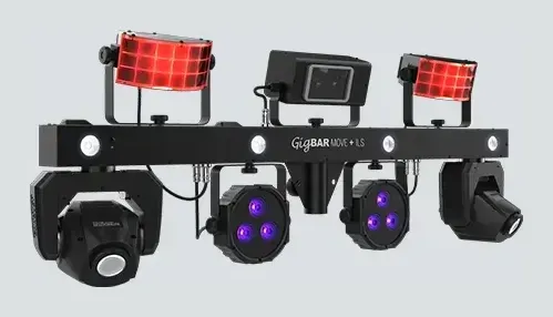 Chauvet DJ GigBAR Move + ILS from the right, lit