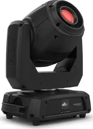 Chauvet DJ Intimidator Spot 360X from the right, lit