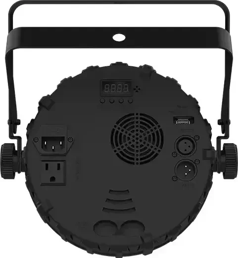 Back panel of the Chauvet DJ SlimPAR Q12BT ILS