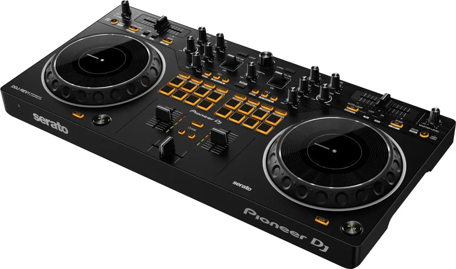 Pioneer DJ DDJ-REV1 at an angle