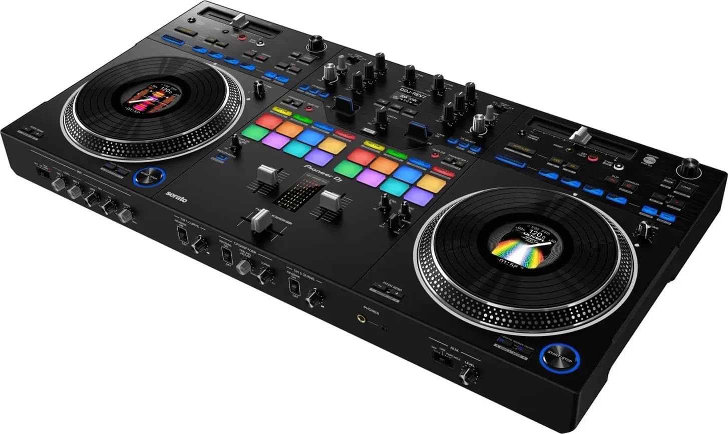 Pioneer DJ DDJ-REV7 at an angle