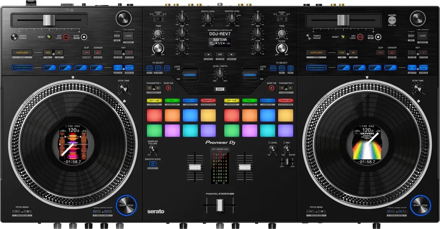 Pioneer DJ DDJ-REV7 from above
