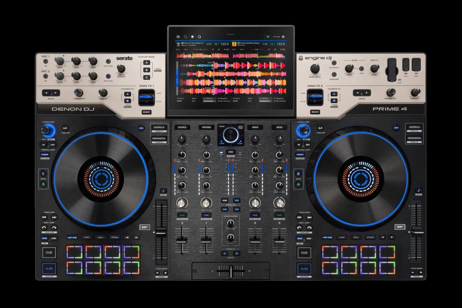 Denon DJ PRIME 4 G2 from above