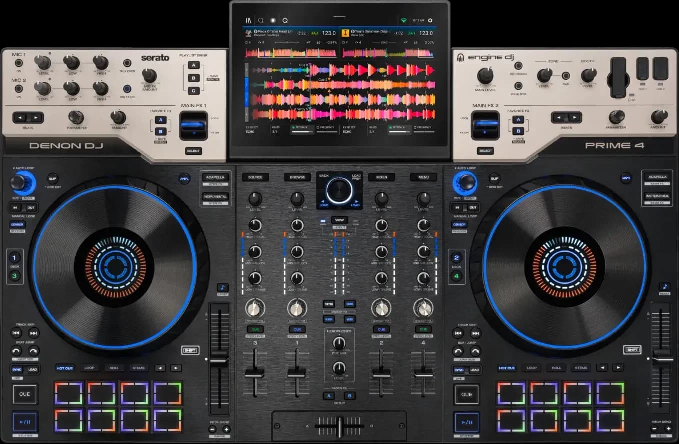 Denon DJ PRIME 4 G2 from above