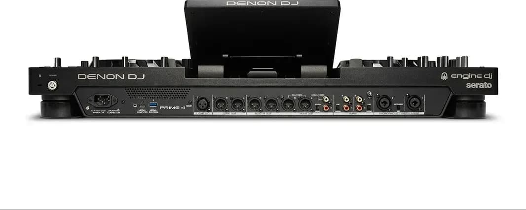Rear panel of the Denon DJ PRIME 4 G2