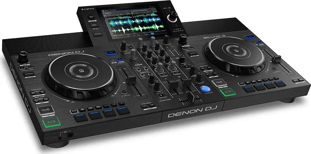 Denon DJ SC Live 2 at an angle