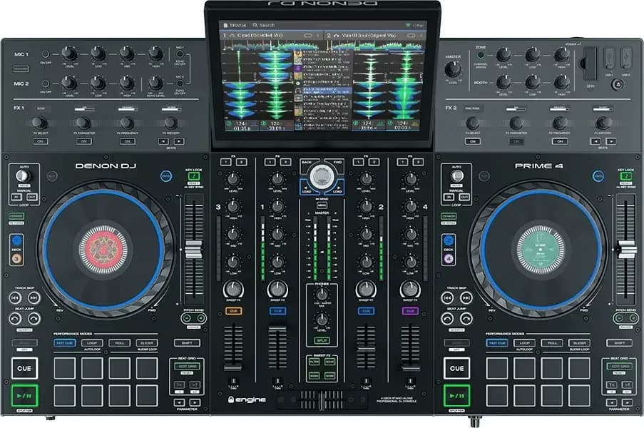 Denon DJ PRIME 4 from above