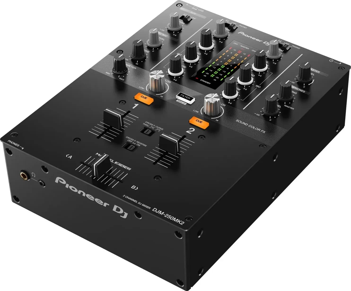 Pioneer DJ DJM-250MK2 at an angle