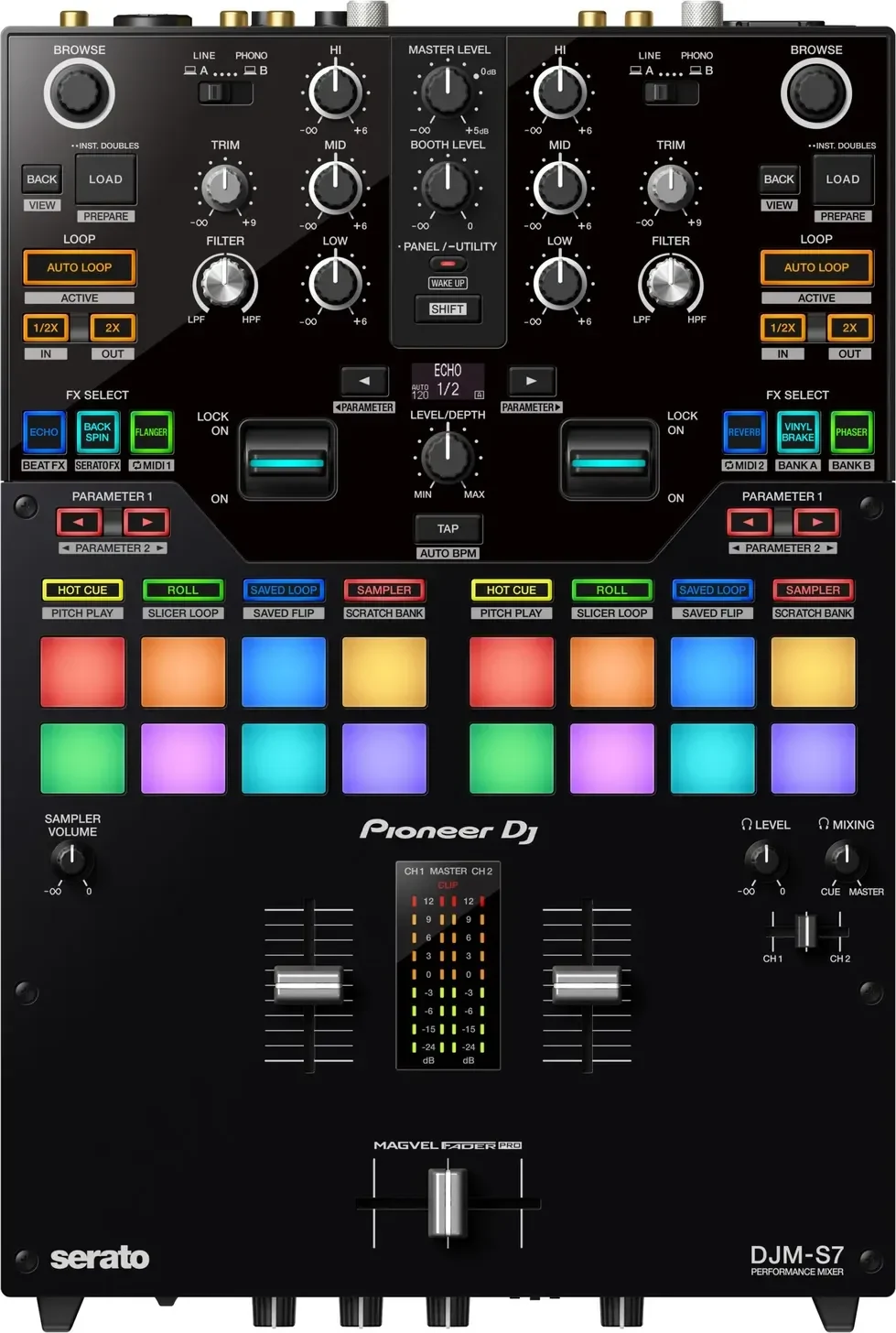 Pioneer DJ DJM-S7 from above