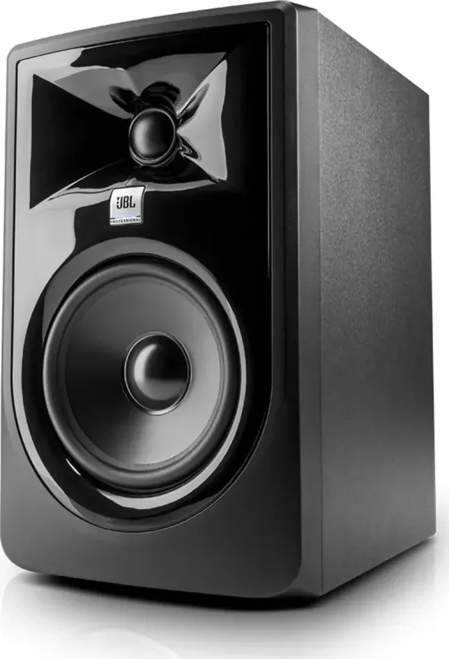 JBL 305P MkII monitor, front three-quarter view