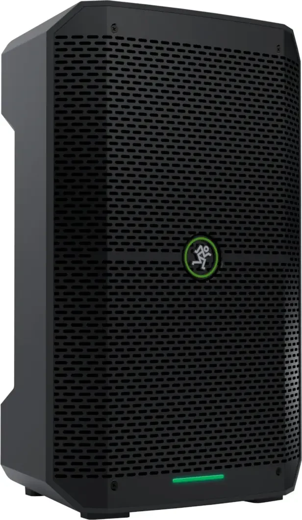 Mackie Thump GO battery-powered loudspeaker, front three-quarter view