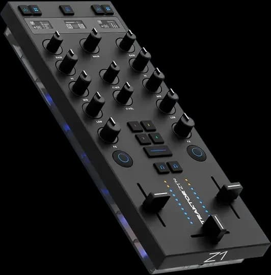 Native Instruments Traktor Z1 MK2 at an angle