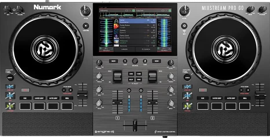 Numark Mixstream Pro Go from above
