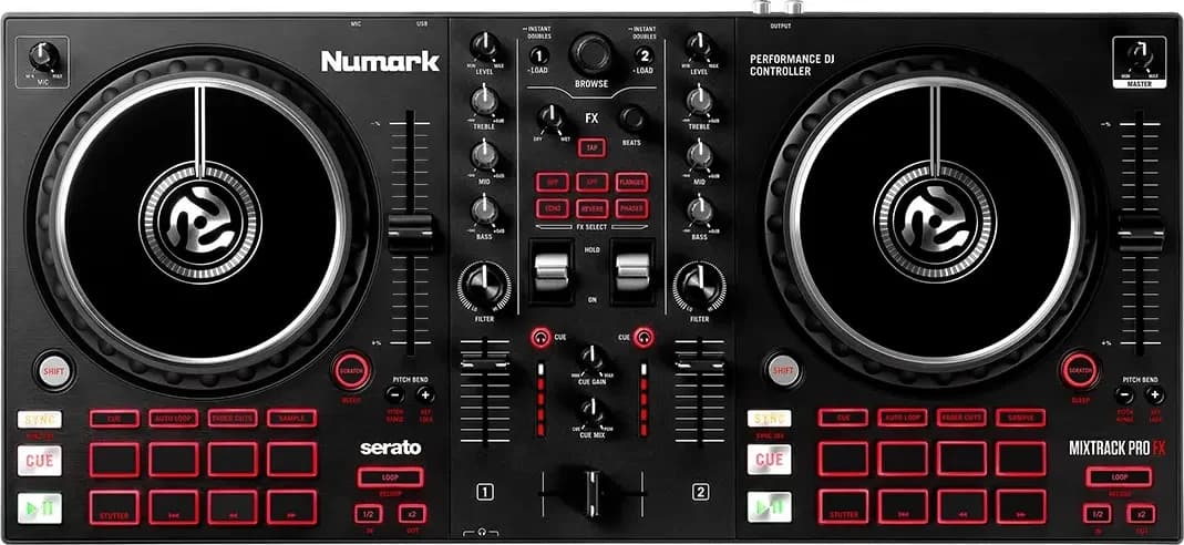 Numark Mixtrack Pro FX from above