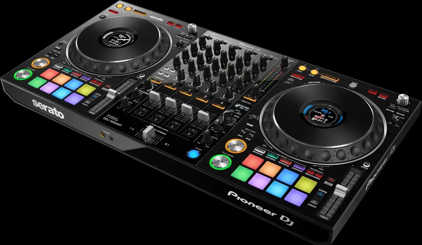 Pioneer DJ DDJ-1000SRT at an angle