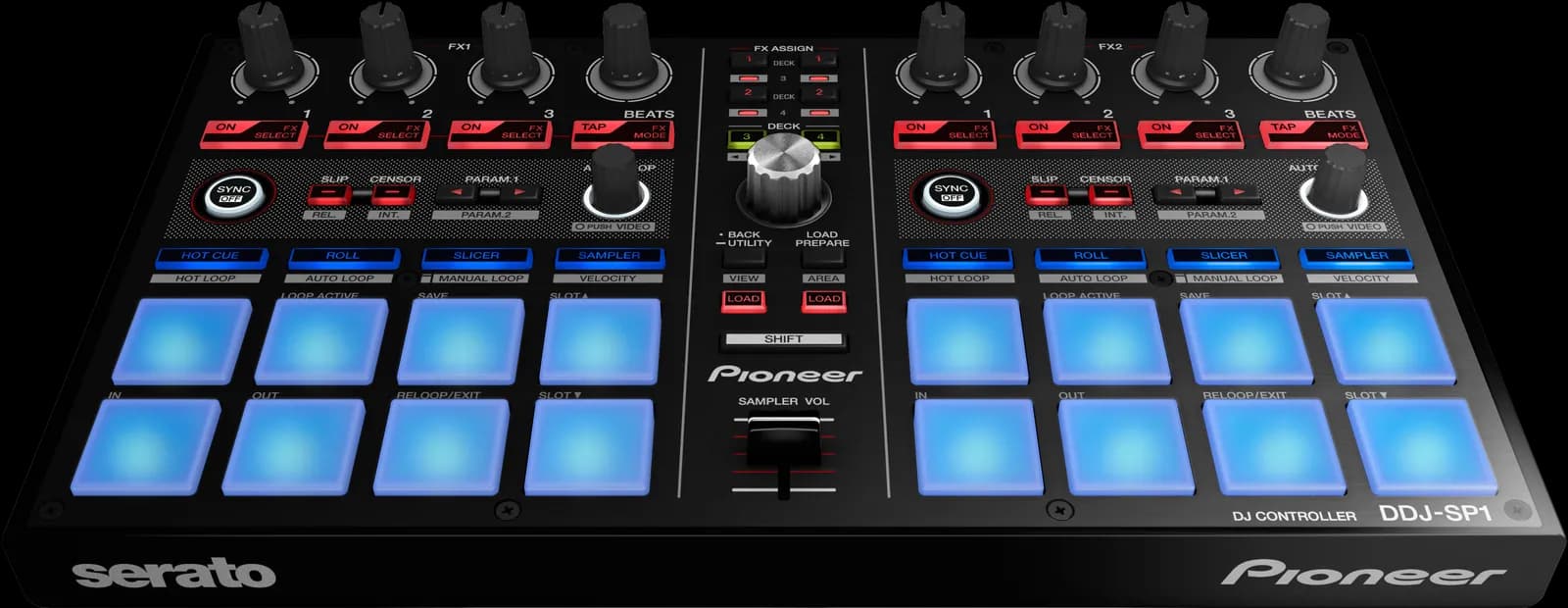 Pioneer DJ DDJ-SP1 from the front