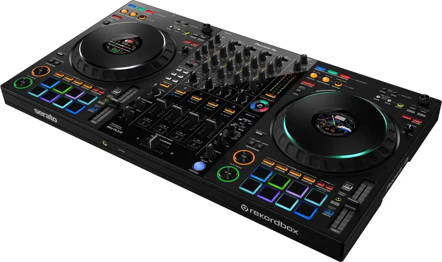 Pioneer DJ DDJ-FLX10 at an angle