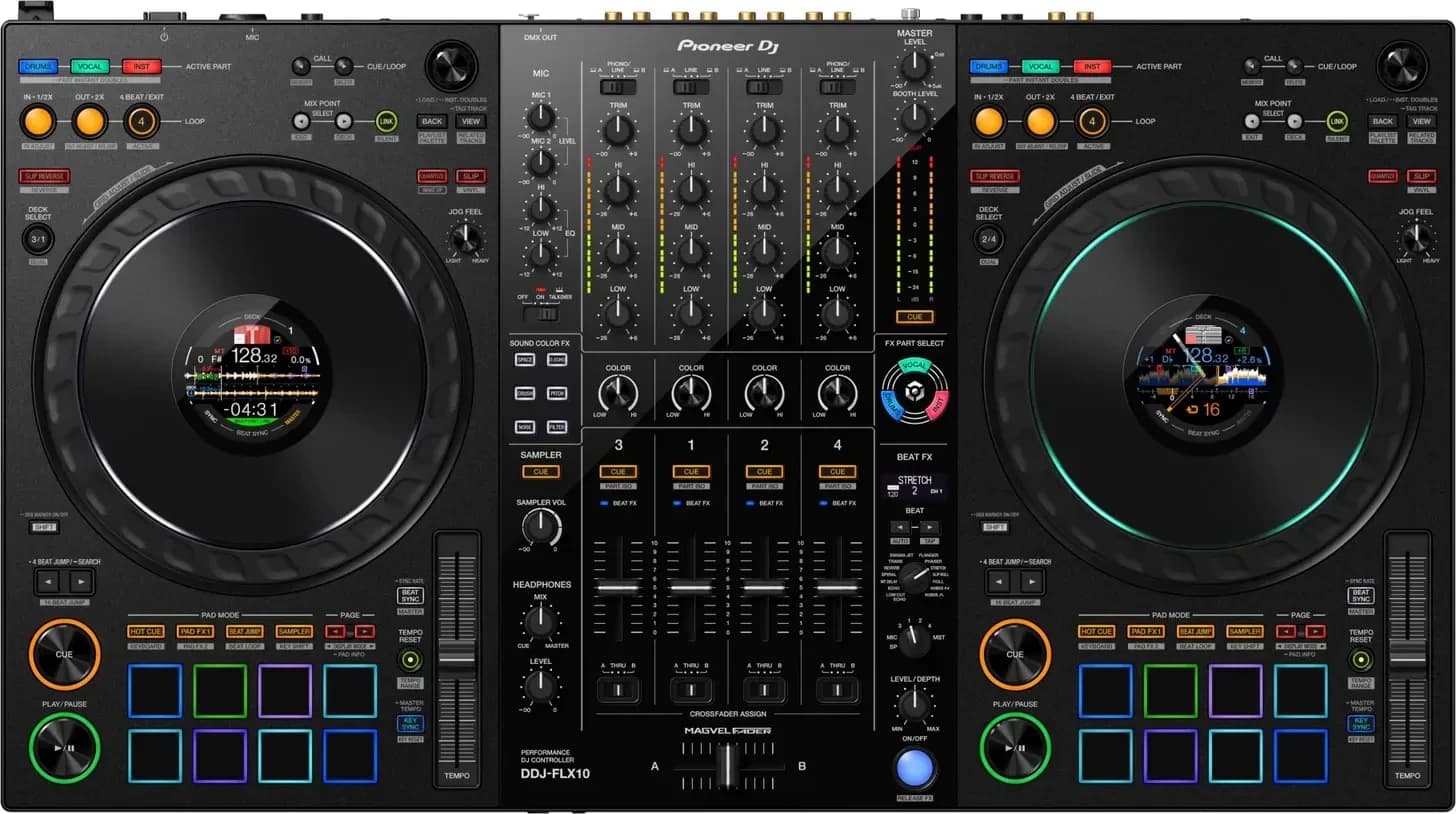 Pioneer DJ DDJ-FLX10 from above