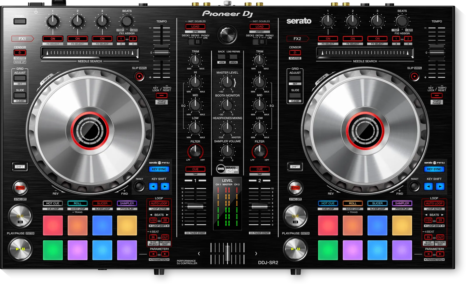 Pioneer DJ DDJ-SR2 from above