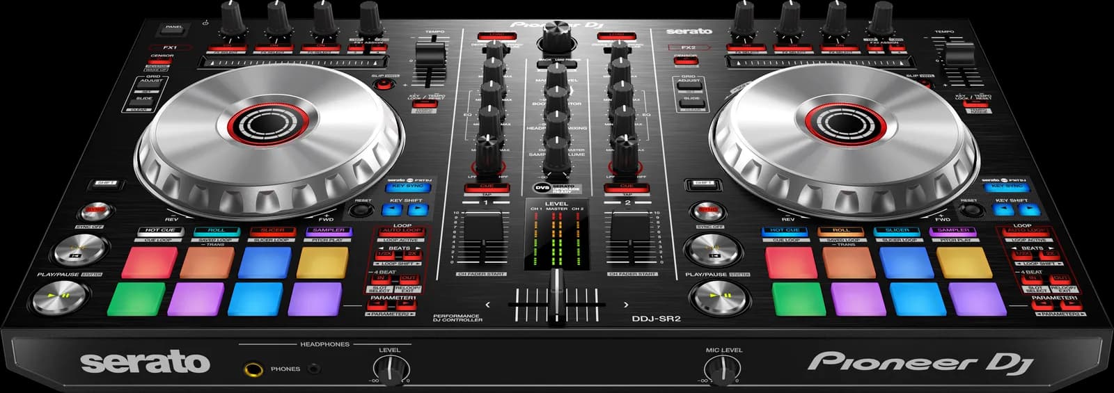 Pioneer DJ DDJ-SR2 from the front