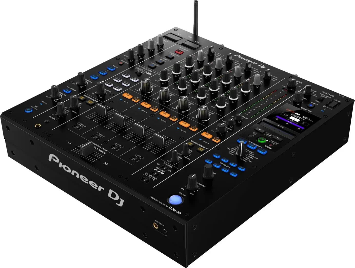 Pioneer DJ DJM-A9 at an angle