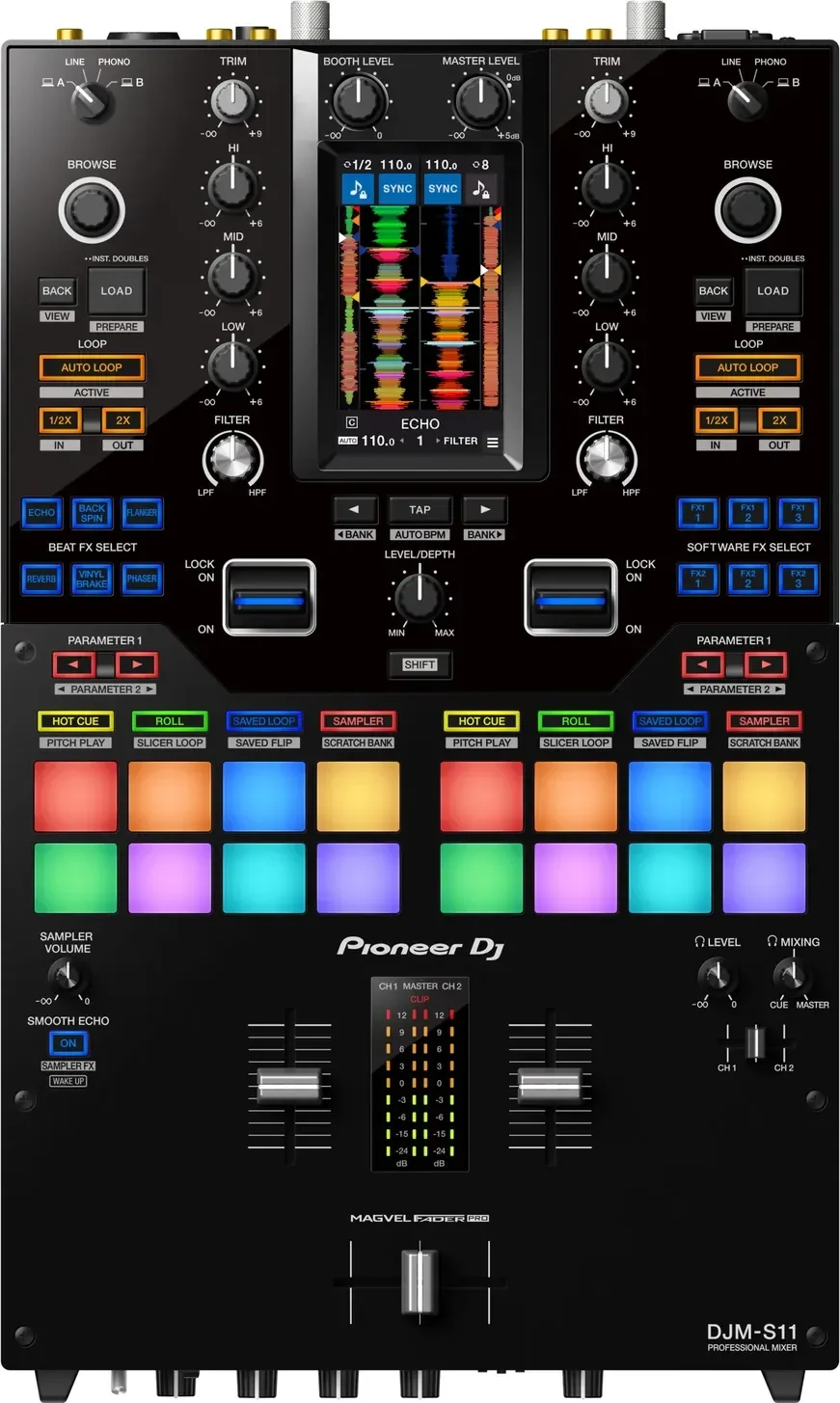 Pioneer DJ DJM-S11 from above