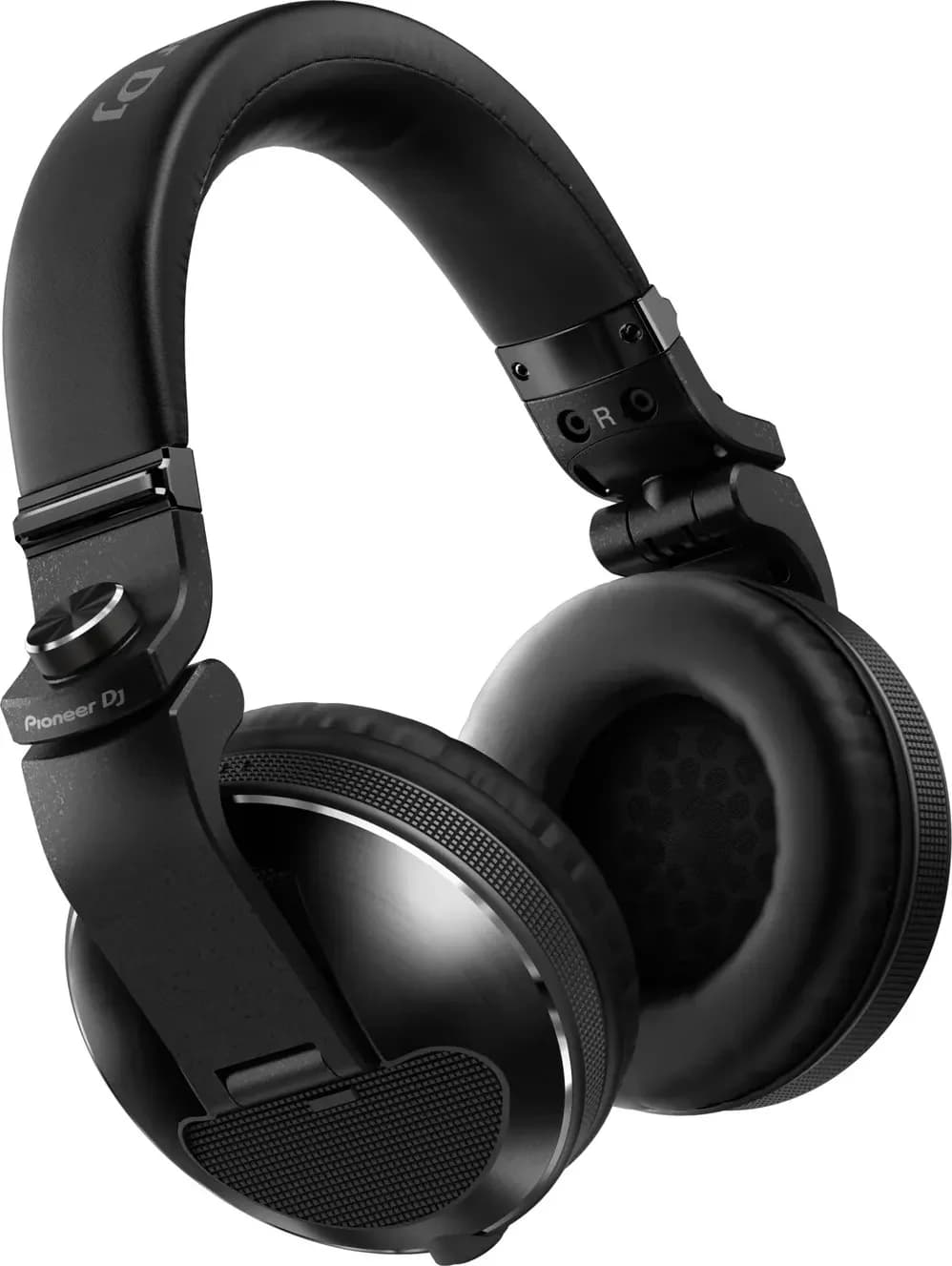 Pioneer DJ HDJ-X10 headphones in black, front three-quarter view
