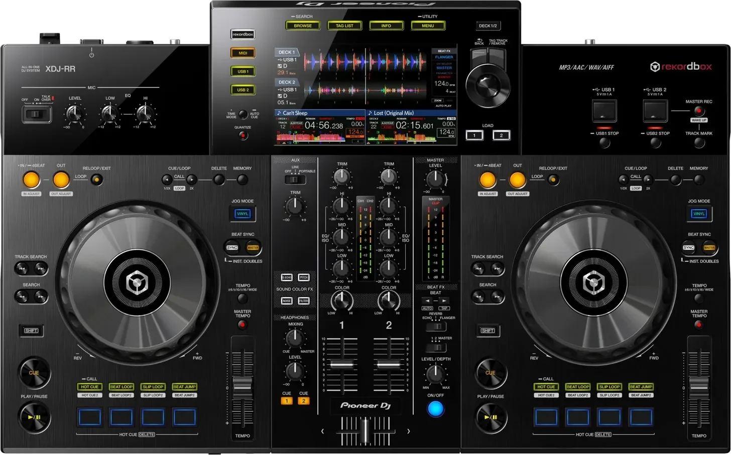 Pioneer DJ XDJ-RR from above