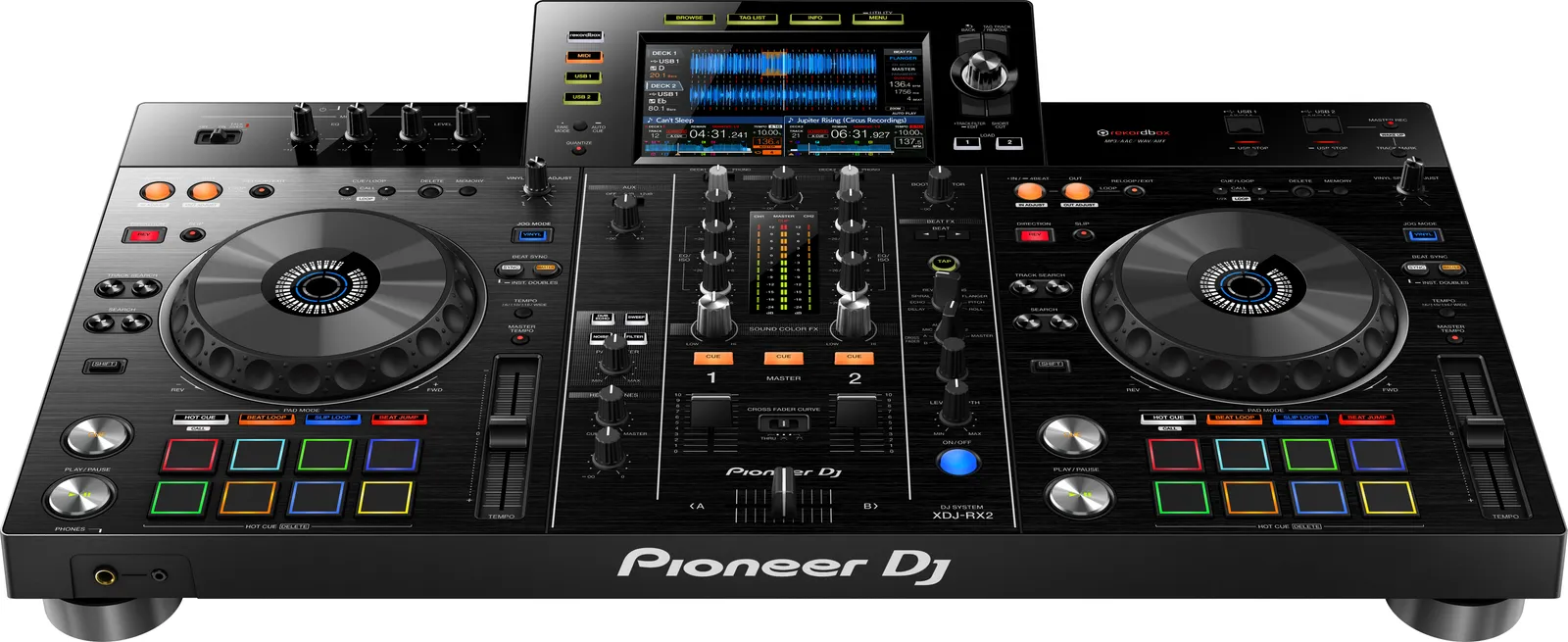 Pioneer DJ XDJ-RX2 from the front