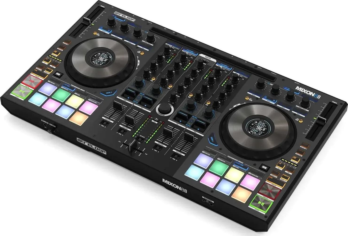 Reloop Mixon 8 Pro at an angle