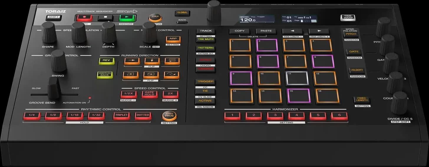 Pioneer DJ TORAIZ SQUID from the front