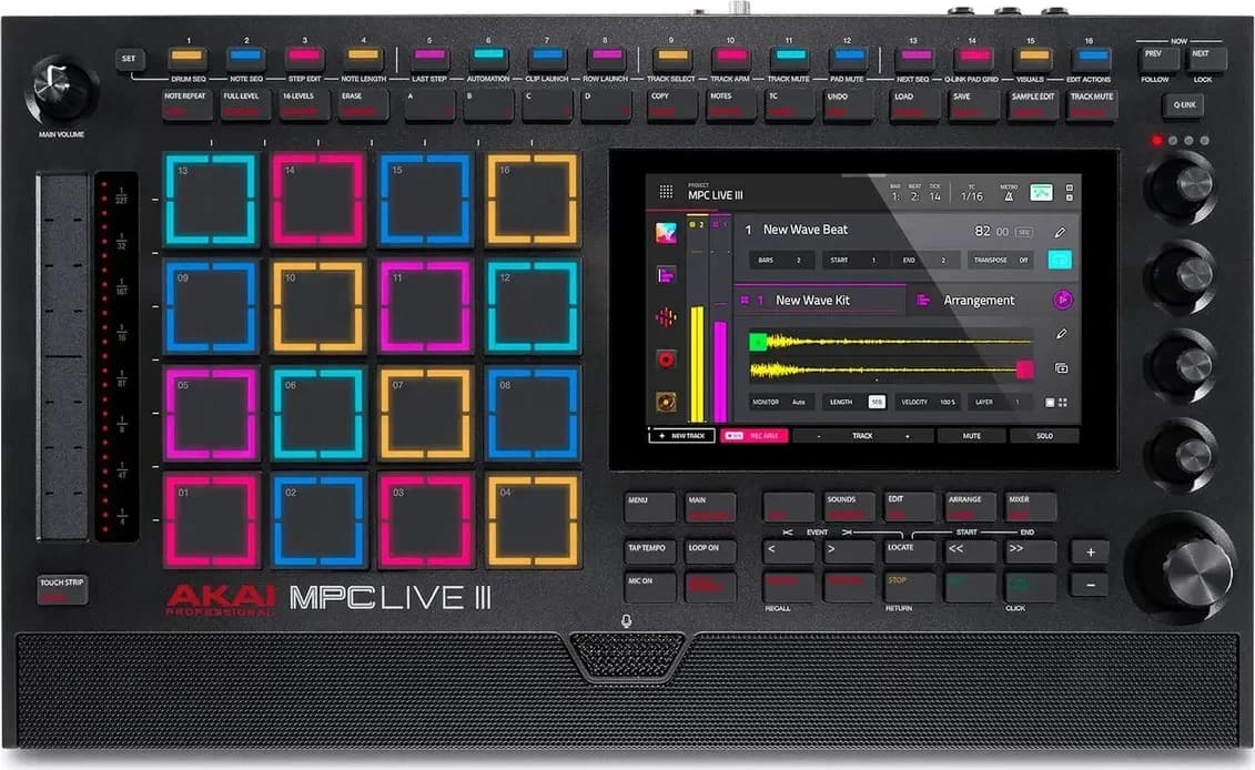 Akai Professional MPC Live III from above