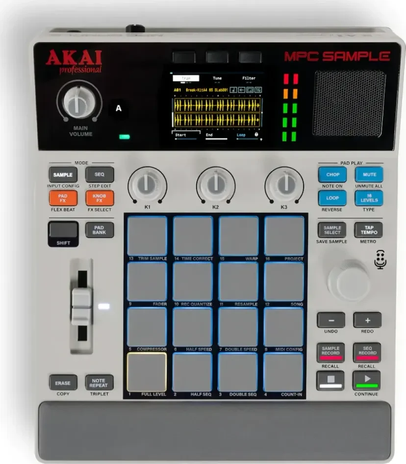 Akai Professional MPC Sample from above