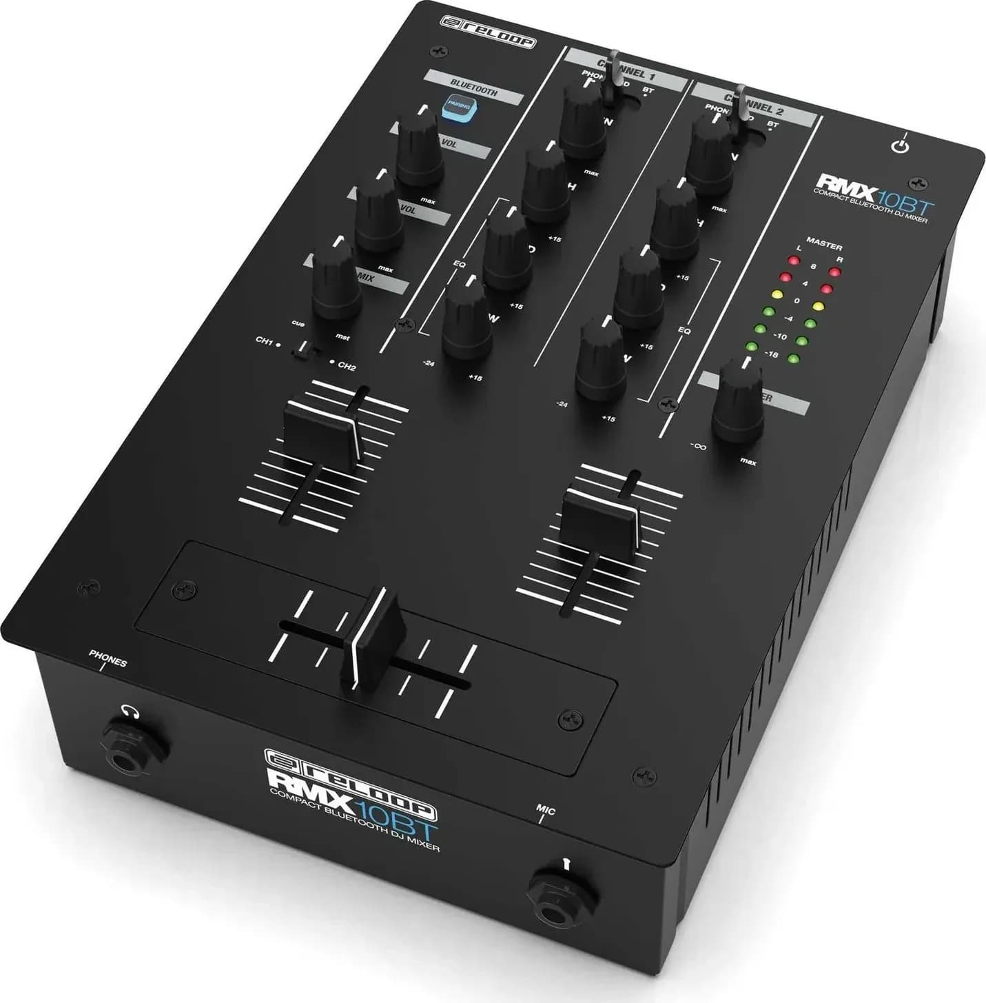 Reloop RMX-10 BT at an angle