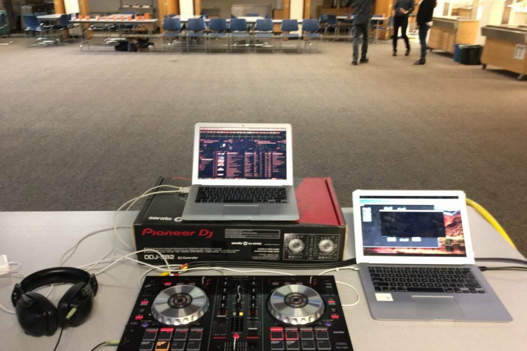 DJ playing to an empty room