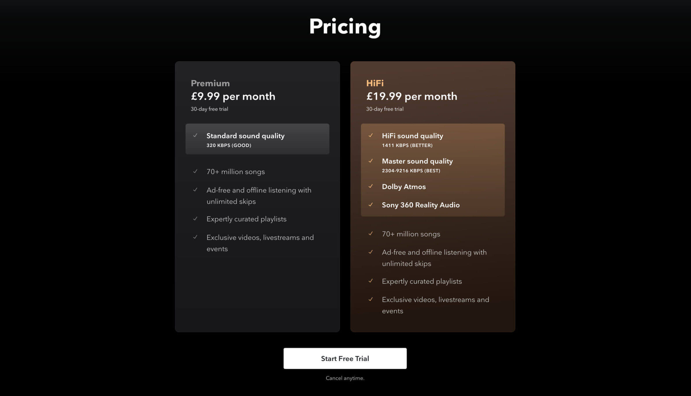 What Is Tidal Music Pricing edited